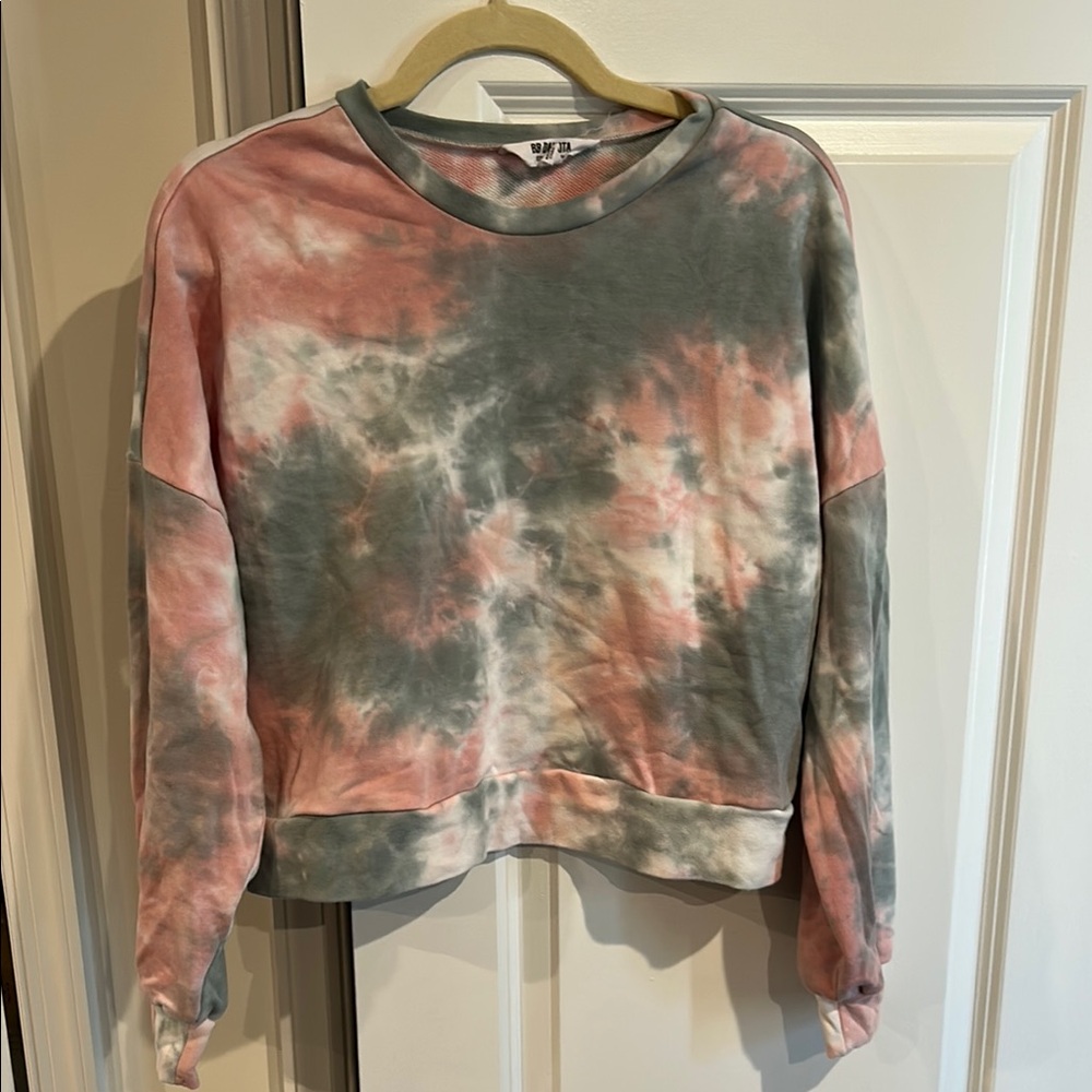 BB Dakota by Steve Madden Crop Relaxed Sweatshirt